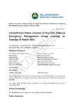 Unconfirmed Public minutes of the Civil Defence Emergency Management Group meeting on 18 March 2025 preview