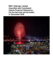 WRC Holdings Limited - Unaudited and Condensed Interim Financial Statements - For the half-year period ended 31 December 2024 preview
