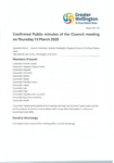 Confirmed Public minutes of the Council meeting on Thursday 13 March 2025 preview
