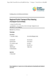 Regional Public Transport Plan Hearing 6 May 2025 Order Paper preview