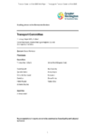 Transport Committee 3 April 2025 Order Paper preview