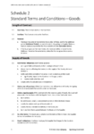 Schedule 2 Standard Terms and Conditions—Goods preview