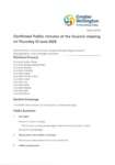 Confirmed Public minutes of the Council meeting on Thursday 26 June 2025 preview