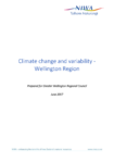 Climate change and variability Wellington region report 2017 preview