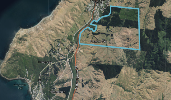 Map of the Northern Growth Area, 1036 hectares in the north of Porirua City