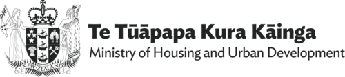 Logo of Te Tūāpapa Kura Kāinga | Ministry of Housing and Urban Development