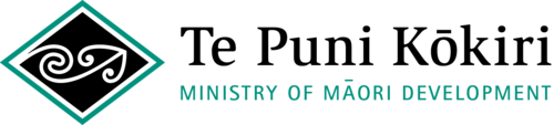 Logo of Te Puni Kōkiri | Ministry of Māori Development